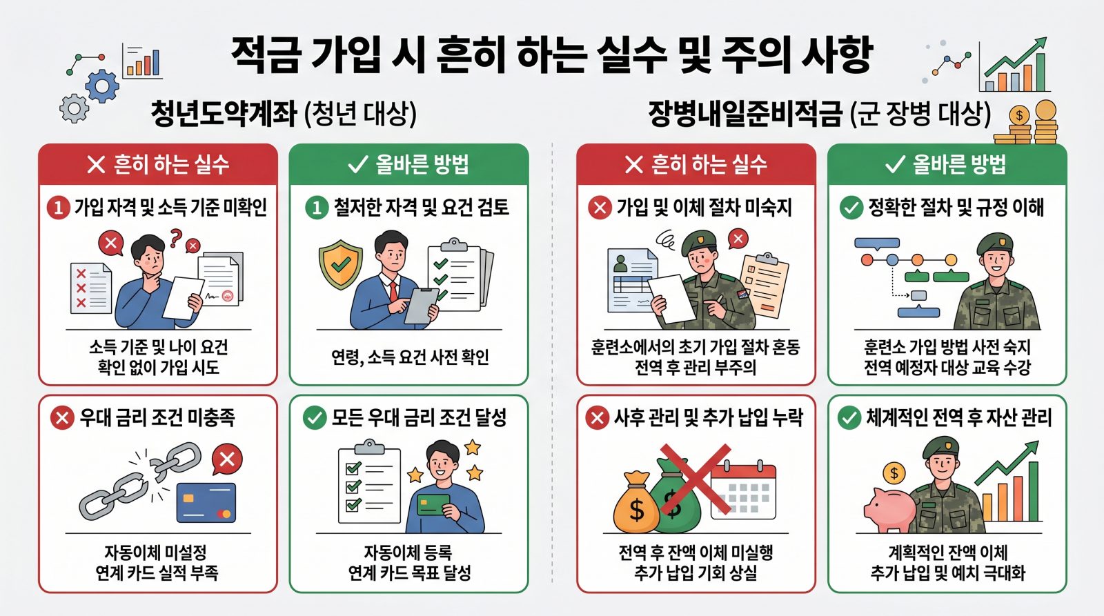 적금 가입 시 흔한 실수와 예방 팁